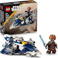 LEGO Star Wars: The Clone Wars Plo Koon’s Jedi Starfighter Microfighter 75400, Collectible Building
