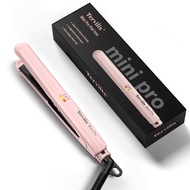 Mini Flat Iron Hair Straightener, Adjustable Temperature, Travel-Size, 1/2" Ceramic Plates, Dual Vol