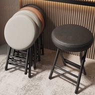 SJY Nordic Simple Foldable Stool Household Round Stool Stall Night Market Stool Portable Makeup Stoo