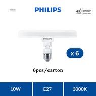 PHILIPS LED E27 10W Adjustable T Bulb | Stellar Bright T Bulb (Warm White 3000K) (6 PCS)