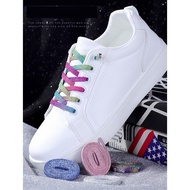 Rainbow Glitter Elastic Shoelace / No Tie Lazy Shoelace [0.6cm] / Lace Anchor