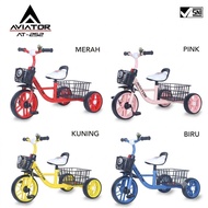 AVIATOR TRICYCLE 252 719 CHILDREN'S BIKE WITH BASKETBALLBIG AT-252 ET-719