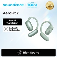 Soundcore by Anker AeroFit 2 by Anker, Open-Ear Headphones, Translation Earbuds Real Time, 4 Adjusta