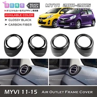 Awesome2u Perodua Myvi Lagi Best 2011-2014 Side Air Outlet Frame Cover Garnish Accessories