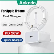 Ankndo PD 20W Fast Charger For iP 13 12 11 14 Pro Max Plus USB C Charger for iP/ Samsung Charger Acc