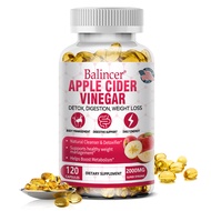 อาหารเสริม Apple Cider Vinegar 2000 มก. - รองรับการควบคุมน้ำหนัก ลดระดับคอเลสเตอรอล ลดอาการท้องอืด 1