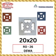 Roster / Lubang Angin Keramik Trisensa Dewa 20X20 (Terlaris)