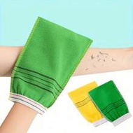 6 Piecess Single Layer Double Sided Bath Towel Hotel Bath Towel Sauna Bathing Bath Glove Back Scrub 