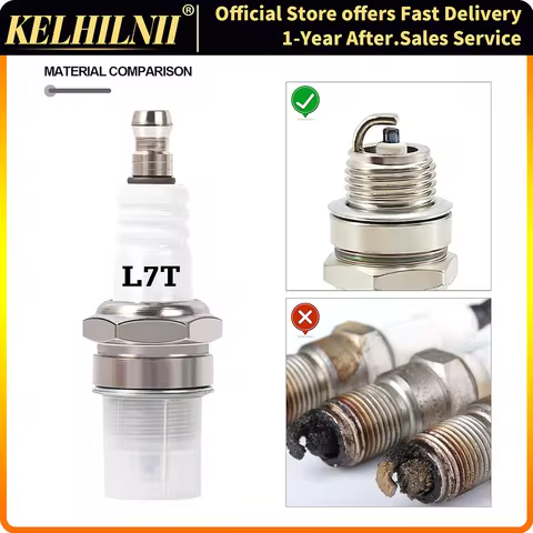 Spark Plug Replacement for NGK BPMR7A L7T For Champion CJ8 RCJ6Y RCJ7Y Fit for Stihl & Husqvarna Cha