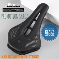 [CLEAR STOCK] Bicycle Seat Power saddle Black Roadbike mountain bike.