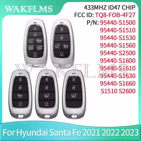 For Hyundai Santa Fe 2021-2023 Keyless Key 433MHz ID47 TQ8-FOB-4F27 95440-S1630 95440-S1530 95440-S1