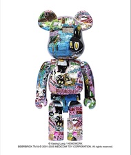 Bearbrick Labubu Kasing Lung 1000% 連證書