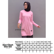 tunik kaos reglan wanita lengan panjang bahan katun combed 24 s dan 30 s / kaos polos jumbo / kaos d