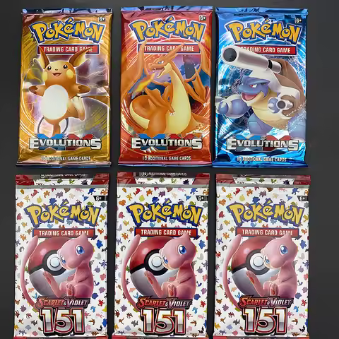 10/20Pcs English version Pokemon TCG: Scarlet & Violet 151 classics Expansion Booster GX Tag Team Vm