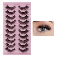 3d Mink False Eyelashes Natural Curling Anime Cosplay Eyelash Extensions Makeup Tools A6u5