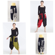 Samurai Pants Hill Tribe Hmong Miao Harem Yoga Fitness Chiang Mai Cotton Hippie Bohemian Baggy Genie