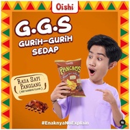 Oishi Panchos Grilled Beef Tortilla Corn Snacks, Spicy Corn, Cheese, Ghost Pepper 145 Grams
