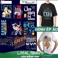 [Image ironed, heat pressed] Image of ironing American T-shirt_8 ironed with iron, iron