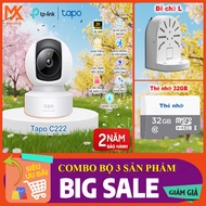 TP-Link Tapo C222 4MP AI Scanning Wi-Fi Camera Combo + L Base + 64GB / 128GB Memory Card – Home Secu