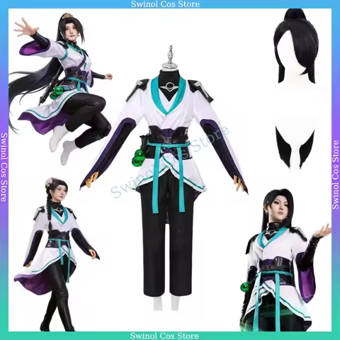 Anime Sage Cosplay Costume Wig Game VALORANT Sage Costume Wig