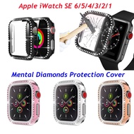 Apple Watch Case Apple Watch SE iWatch Series 2 3 4 5 6 case Mental Diamonds Protection Cover 38 40 44mm