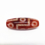 AAA Grade Tibet Beads Red Natural Agate 9 Eyes 14mm*38mm Pendant Powerful Amulet Tibetan Dzi Beads DIY Jewelry Natural Stone