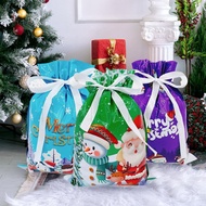 Cookies Candy Storage Packaging Bag with Drawstring / Gift Bags Christmas Decoration Drawstring Gift Bags / Plastic Bags Party Supplies/ Christmas Gift Bag 2022 New