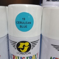 Pilok Cat Semprot RJ Biru Langit / Biru Muda Cerulean blue  (19)  150cc Cat Pylok