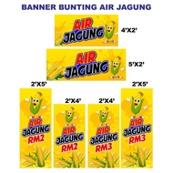 Banner Bunting Air Jagung / Air Jagung Balang