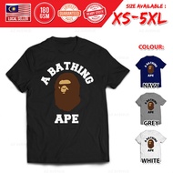 BAPE Fashion A Bathing Ape Street Wear Unisex T-Shirt T Shirt Baju BAPE-0006