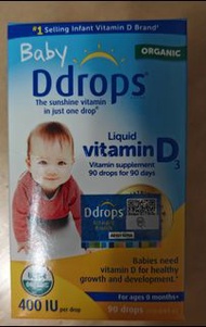 Baby Ddrops Liquid Vitamin D3 400 IU