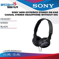 SONY MDR-ZX110 STEREO ON-EAR CASUAL STEREO WIRED HEADPHONE