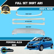Perodua Alza 2014 Front Bumper Depan Skirt Abs Material Lips Skirting Front Depan Skirt 100% New High Quality