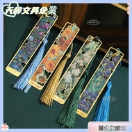Goods z 1 Retro Flower Painting Metal Bookmark Hollow Paint With Flow Suitable For Book Club Readers