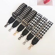 Bag Strap Replacement Houndstooth Shoulder Strap Bag Accessories Adjustable 3.8cm Wide