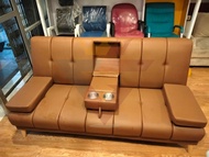 terbaru Sofa Bed Kulit Elegan Sofa Tamu Minimalis 2 - 3 seater 180