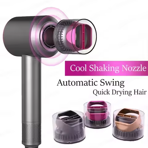 Automatic Swing Nozzle For Dyson Supersonic HD01 HD15 Nozzle SenCiCiMen X13 Super Hair Dryer Shake N