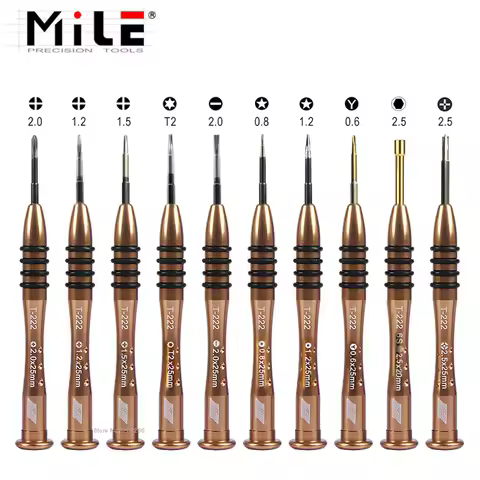1Pc Precise Screwdriver 0.8 Pentalobe 1.3 1.5 2.5mm Cross 0.6 Y Tip 2.5mm Hexagon for Mobile Phone M