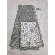 ✅ [ NEW ] Kain Tile Meteran Mewah / Kain Tile Mutiara / Kain Brokat Meteran / Kain Tulle Mutiara / K