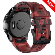 26mm Watchband Silicone Strap For Garmin Fenix 7 7X 6 6X Pro 5 5X Plus 3HR 935 Wristband Bracelet Qu