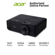 Acer X1128i SVGA(800x600) 4800lm DLP Projector (VGA, RCA, HDMI, AUXI) Built-in SPK - 2yrs Warranty *