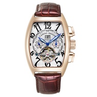 Barrel Watch Tourbillon A577 Belt Model Mechanical Watch Men's Watch Luminous, Tourbillon, Calendar,