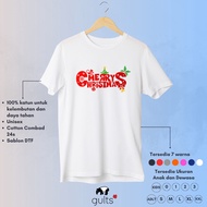 Gults496 Merry Christmas Natal Kaos Anak &amp; Dewasa