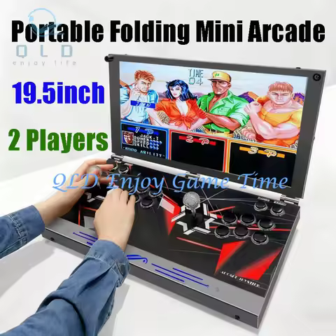 19.5 Inch Hand-held Portable Arcade Game Console, HD Screen Dual Players Pandoras Box DX 26800 in 1,