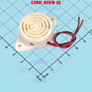 [2 Pieces]- SFM-27 Sound Alarm Siren 30x14mm 3100Hz 3-24VDC Linhkien IC