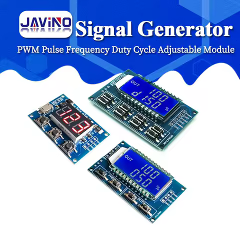 Signal Generator PWM Pulse Frequency Duty Cycle Adjustable Module LCD Display 1Hz-150Khz 3.3V-30V PW
