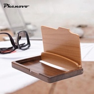 [Phenovo] Business Card Case for Men Credit Card Organizer Wood Business Card Holder