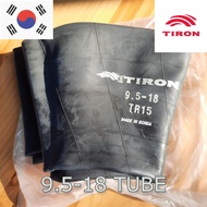 TIRON ยางในรถไถขอบ 18 นิ้ว 9.5-18 TR15 คุณภาพสูงจากเกาหลี สำหรับรถไถ รถแทรกเตอร์ คูโบต้า ยันม่า นิวฮ