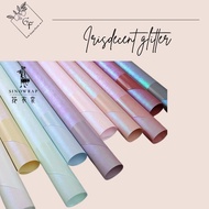 MOST COMPLETE RETAIL IRIDESCENT GRADIENT METALLIC FLOWER WRAPPING GLOSSY GRADATION BOUQET PAPER/KADO