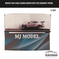 MJ Model 1/64 bmw M4 G82 Adro Bodykit Ice Berry Pink